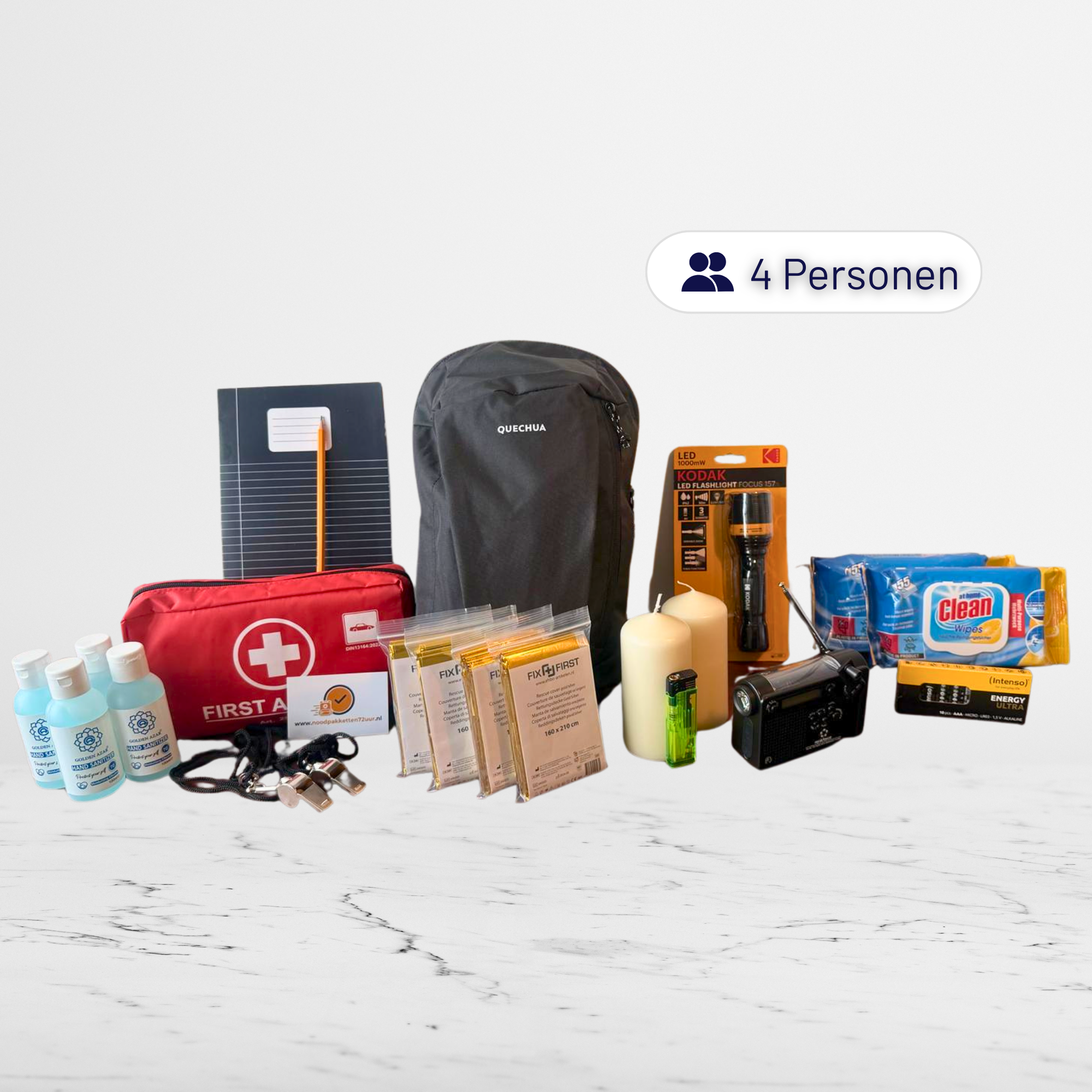 Essential 72 uur noodpakket