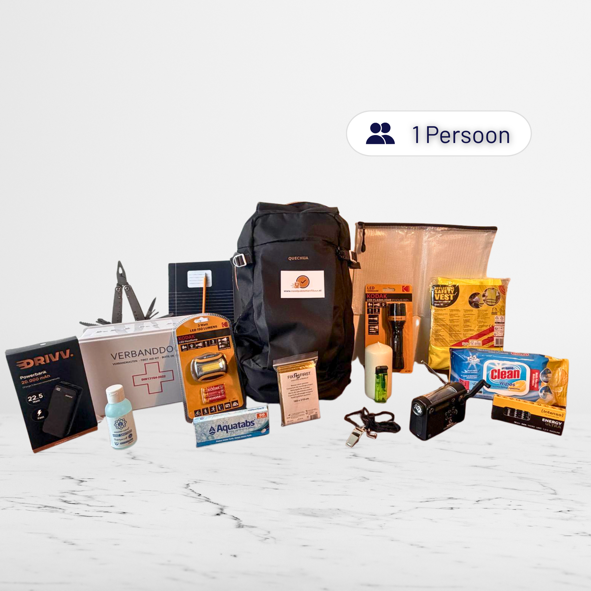 Ultimate 72 uur noodpakket